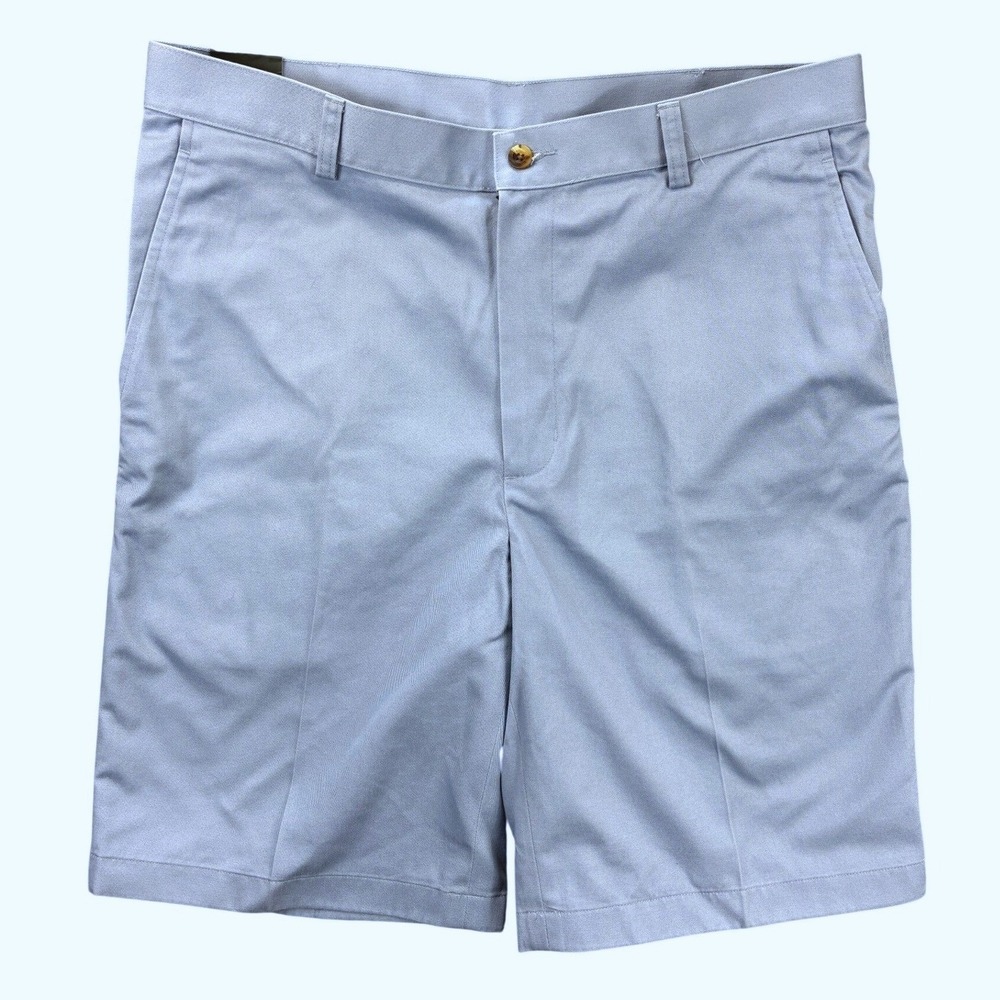 Jos. A. Bank Traveler Tailored Fit Cotton Shorts Mens 36 Light Blue Chino NWT